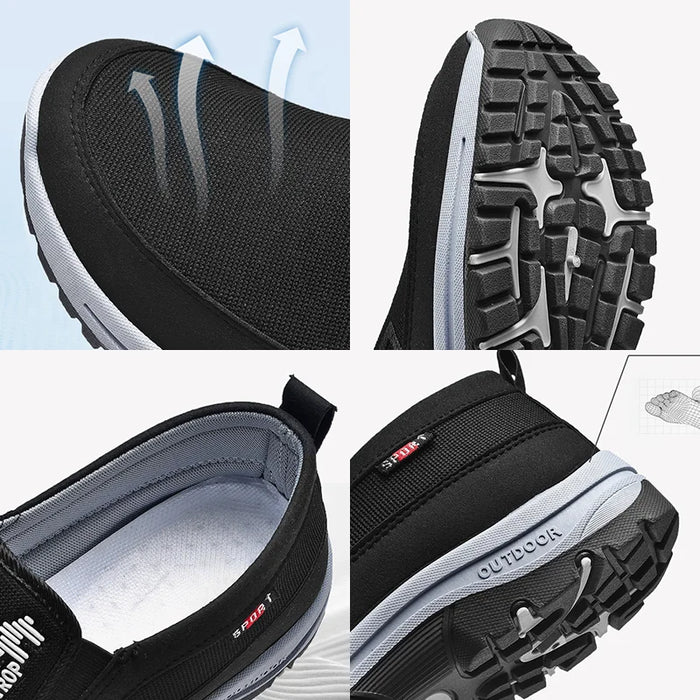 Zapato ortopédico resistente y cómodo Salud Pro + Plantilla ortopédica de regalo solo por hoy!