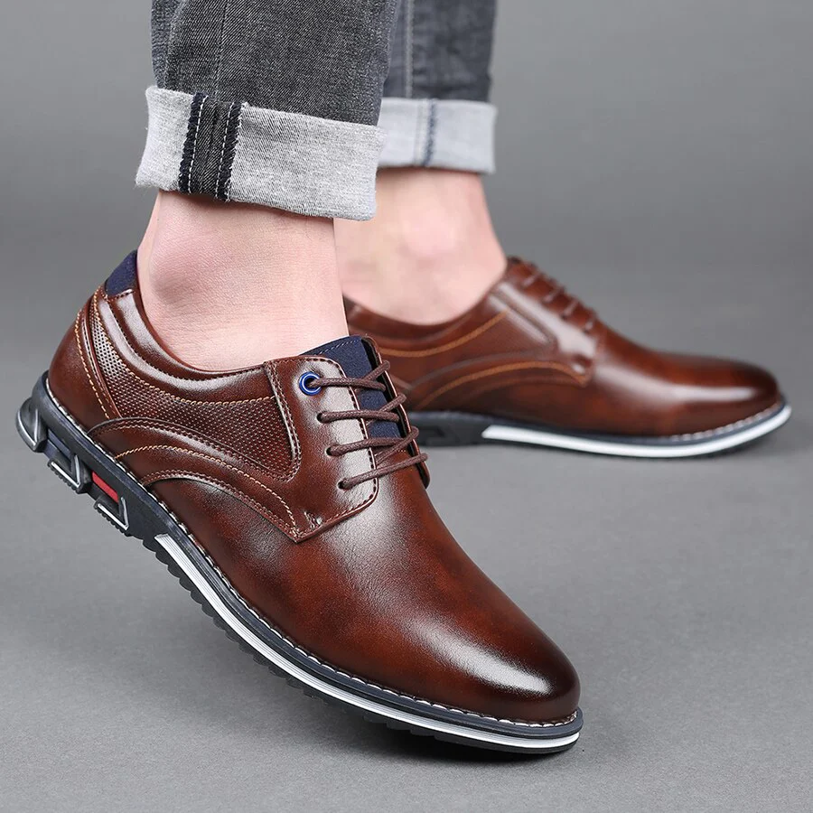 OrthoLux | Zapato Social Ortopédico – Elegancia y Confort Terapéutico